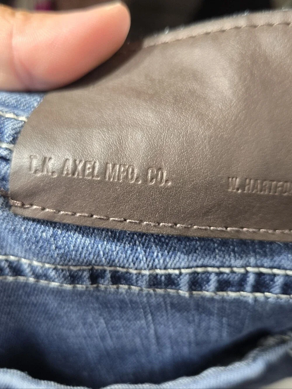 T.K. Axel Men's Jeans Sz 38x30 Relaxed Fit